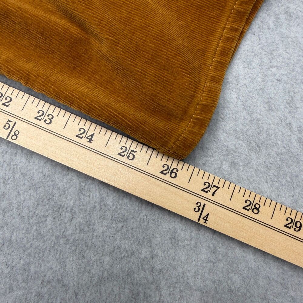 J Crew Corduroy Pants Womens 32x26 Brown Slim Straight Stretch Casual - Picture 8 of 11